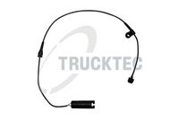 предупредителен контактен сензор, износване на накладките