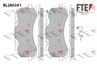 комплект спирачно феродо, дискови спирачки