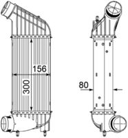 Thumbnail - Intercooler, inlaatluchtkoeler - CI181000P - MAHLE