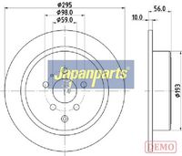 Disc frana JAPANPARTS, Cod: DP-0608C