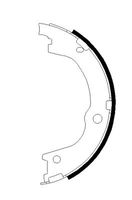 Brake Shoe Set, parking brake