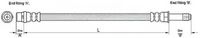 Conducta / cablu frana METZGER AUTOTEILE, Cod: 4110280