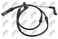 предупредителен контактен сензор, износване на накладките