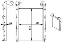 Thumbnail - Intercooler, inlaatluchtkoeler - CI137000P - MAHLE