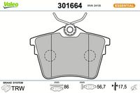 Bremsbelagsatz, Scheibenbremse