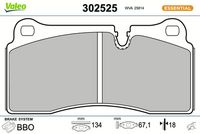 Bremsbelagsatz, Scheibenbremse