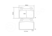 BREMBO High performance remblokkenset 3