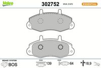 комплект спирачно феродо, дискови спирачки
