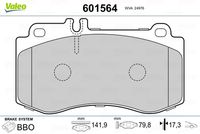 Bremsbelagsatz, Scheibenbremse