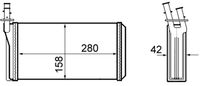 Thumbnail - Kachelradiateur, interieurverwarming - AH63000S - MAHLE