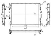 Radiator, racire motor MTR, Cod: 13054489
