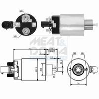Solenoid, electromotor MEAT & DORIA, Cod: 46172