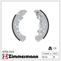 Set saboti frana ZIMMERMANN, Cod: 10990.113.8