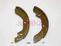 Set saboti frana ASHIKA, Cod: 55-01-106