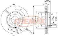 Bremžu diski BD-3326 FREMAX