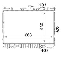 Radiator, engine cooling