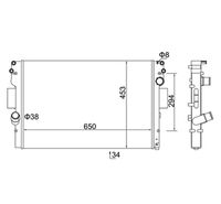 Radiator, engine cooling