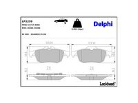 комплект спирачно феродо, дискови спирачки