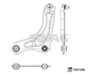 носач, окачване на колелата