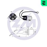 Solenoid, electromotor ERA, Cod: ZM428