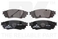 Bremsbelagsatz, Scheibenbremse