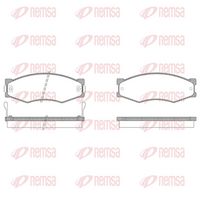 комплект спирачно феродо, дискови спирачки