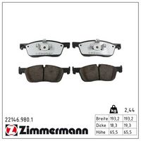 комплект спирачно феродо, дискови спирачки