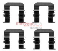 Set accesorii, placute frana METZGER AUTOTEILE, Cod: 109-1704