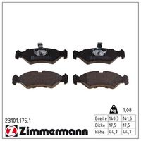 комплект спирачно феродо, дискови спирачки