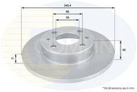 Disc frana COMLINE, Cod: ADC1801