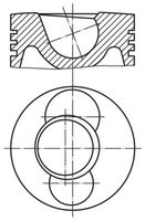 Thumbnail - Zuiger - 1016100 - MAHLE