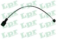 предупредителен контактен сензор, износване на накладките