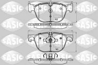 комплект спирачно феродо, дискови спирачки