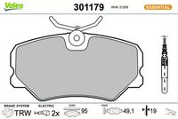 Bremsbelagsatz, Scheibenbremse