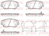 комплект спирачно феродо, дискови спирачки