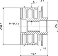 Ελεύθερη περιστροφή γεννήτριας VALEO NEW SPARE PART