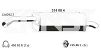 Toba esapament finala ERNST, Cod: 314084