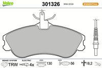 Bremsbelagsatz, Scheibenbremse