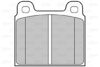 Bremsbelagsatz, Scheibenbremse