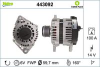 Generator / Alternator VALEO, Cod: 443092