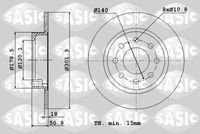 Disc frana SASIC, Cod: 6104033