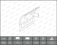 BERAL Remvoeringsset, trommelrem 2