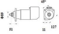 Thumbnail - Startmotor / starter - MS577 - MAHLE