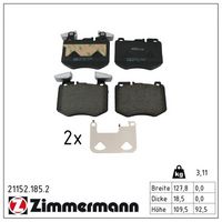 Bremsbelagsatz, Scheibenbremse Bremsbelagsatz, Scheibenbremse
