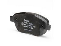 комплект спирачно феродо, дискови спирачки