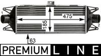 Thumbnail - Intercooler, inlaatluchtkoeler - CI438000P - MAHLE