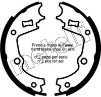комплект спирачна челюст, ръчна спирачка