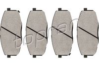 комплект спирачно феродо, дискови спирачки