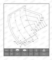 BERAL Remvoeringsset, trommelrem 2