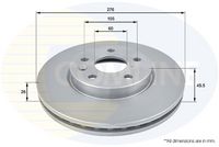 Disc frana COMLINE, Cod: ADC1151V